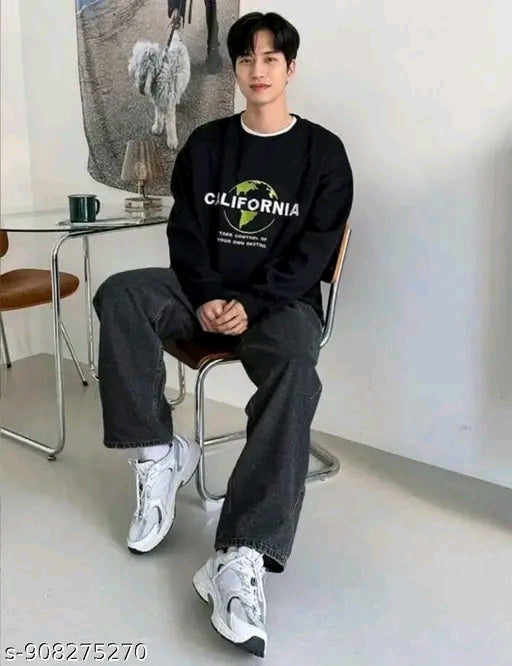 Relaxed fit denim baggy