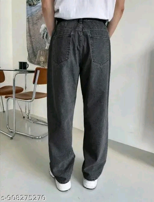 Relaxed fit denim baggy